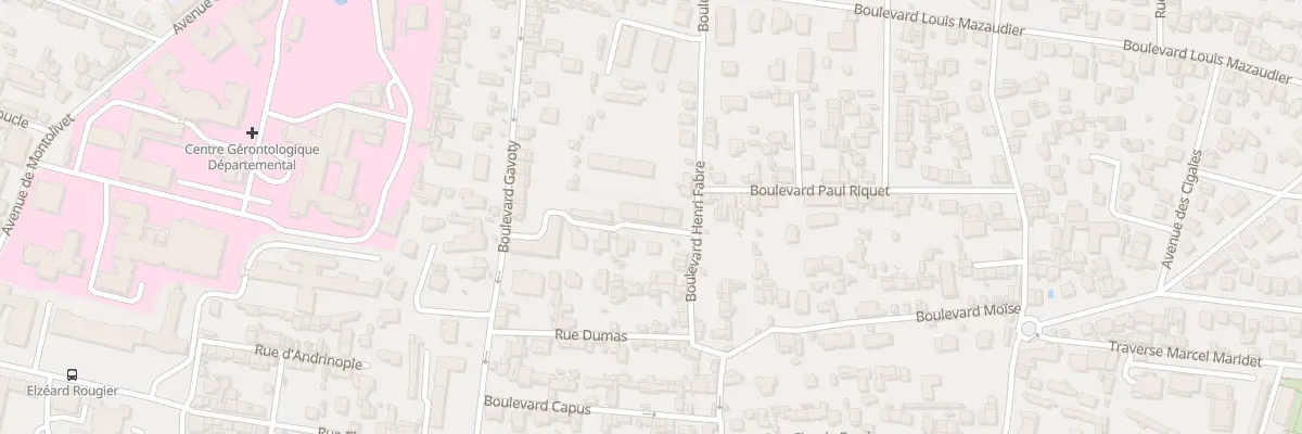 Plan du 67 Bd Henri Fabre à Marseille 12e Arrondissement