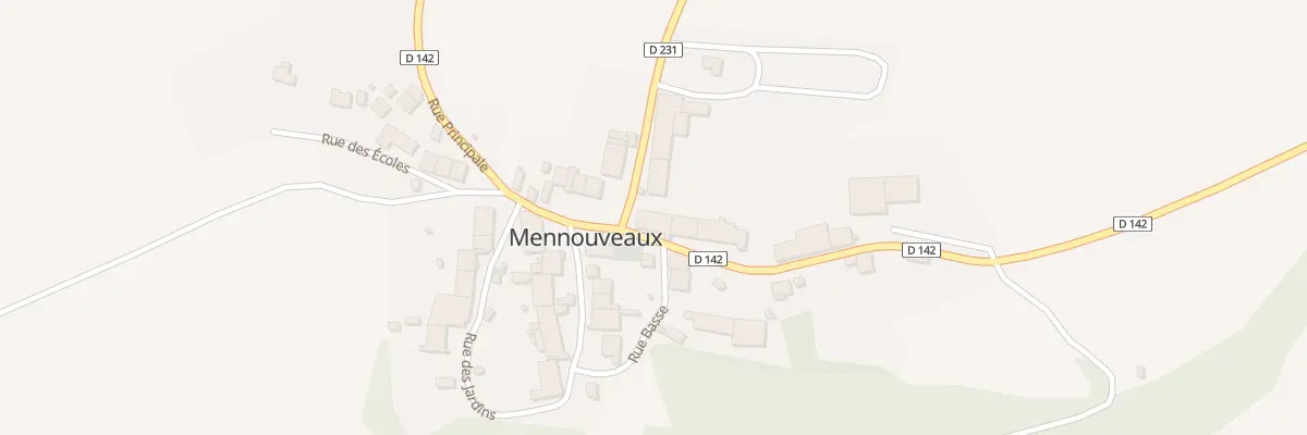 Plan du 5010 Le Village à Mennouveaux