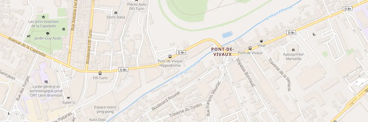 Plan du 316 Av de la Capelette à Marseille 10e Arrondissement