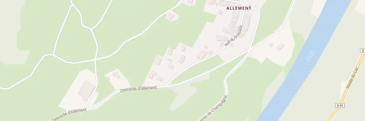 Plan du 75 Rue du Pressoir - Allement à Poncin