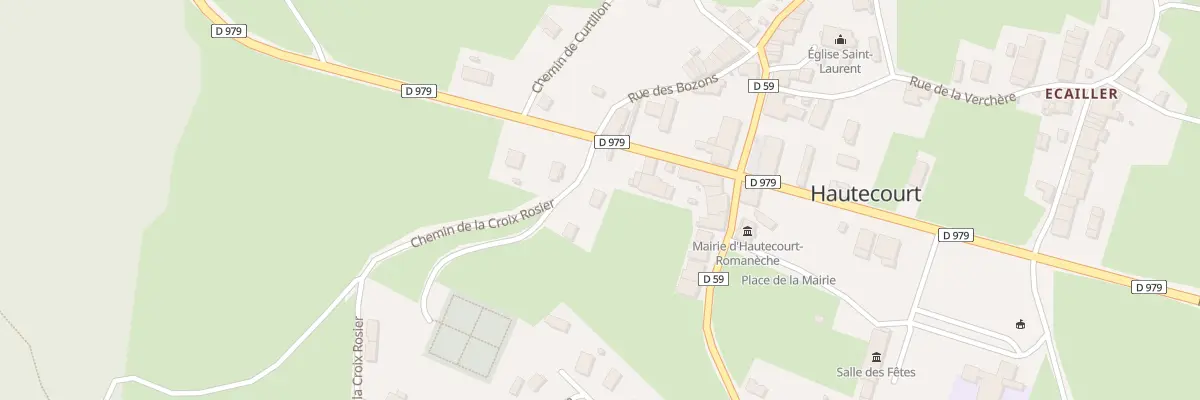 Plan du 852 Che de la Croix Rosier à Hautecourt-Romanèche