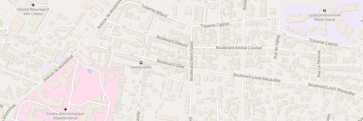 Plan du 55 Bd Gillet à Marseille 12e Arrondissement