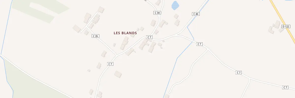 Plan du 509 Rue des Blands à Chapelle-Voland