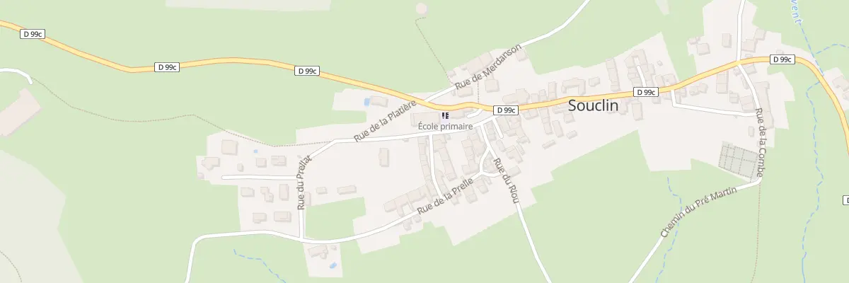 Plan du 1 Rue de la Bouchère à Souclin