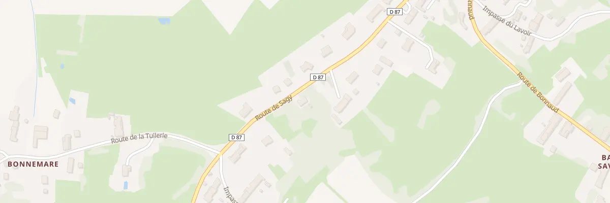 Plan du 427 Rte de Sagy à Savigny-en-Revermont