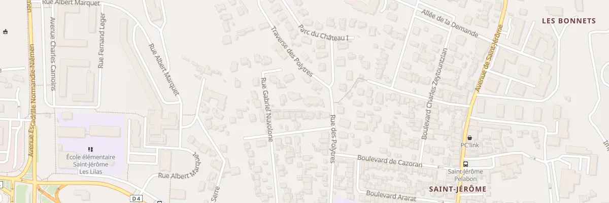 Plan du 49 Rue des polytres à Marseille 13e Arrondissement
