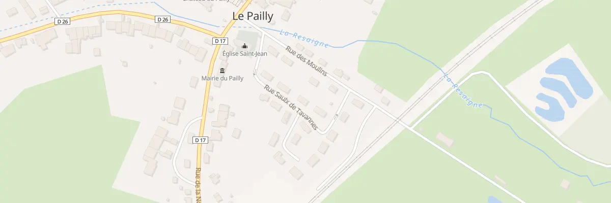 Plan du 5 Rue Saulx de Tavannes au Pailly