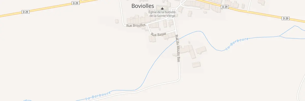 Plan du 15 Rue Basse à Boviolles