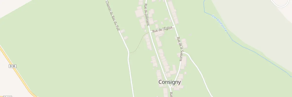 Plan du 25 Rue du Joliment à Consigny