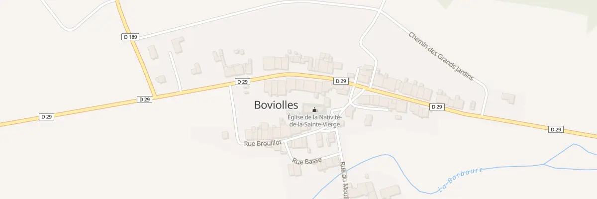 Plan du 11 Rue Haute à Boviolles