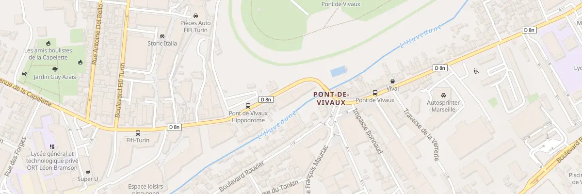 Plan du 342 Av de la Capelette à Marseille 10e Arrondissement