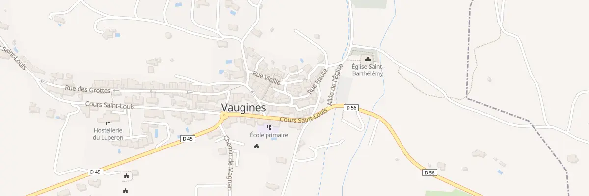 Plan du 5067 Rue Haute à Vaugines