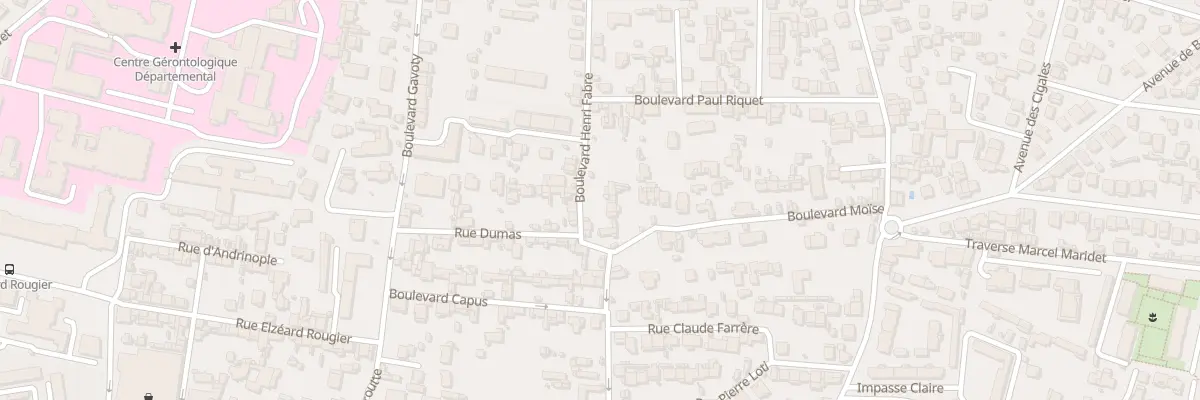 Plan du 58 Bd Henri Fabre à Marseille 12e Arrondissement