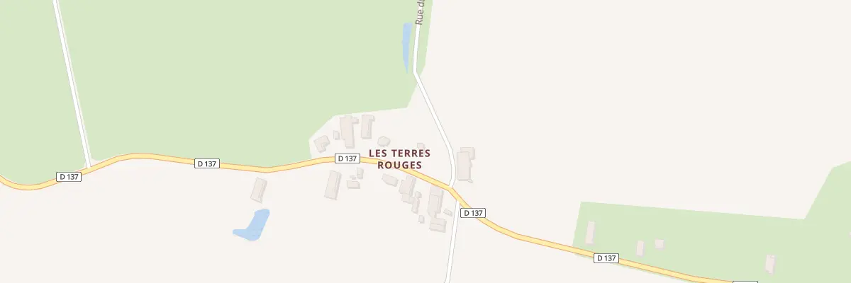 Plan du 2 Rte des Terres Rouges à Rye