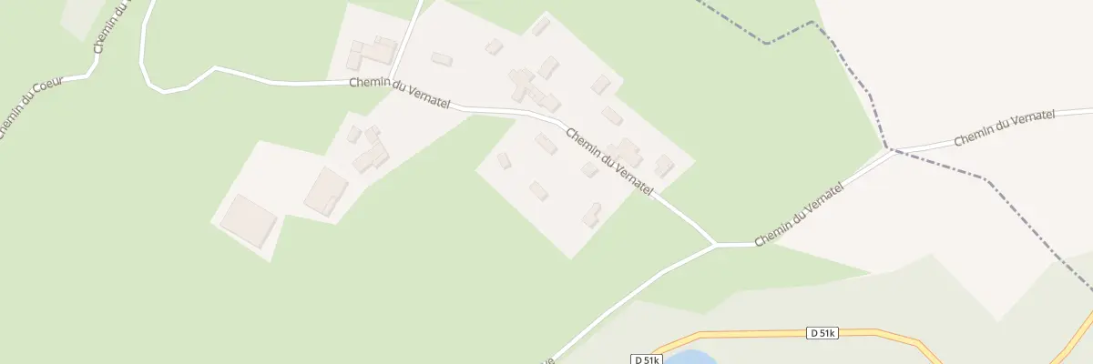 Plan du 18 Che du Vernatel à Montrevel