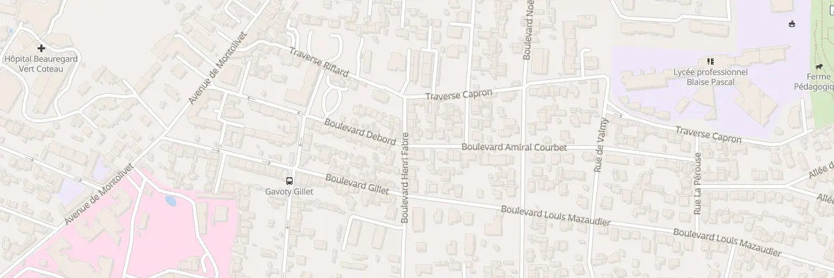 Plan du 3 Bd Amiral Courbet à Marseille 12e Arrondissement