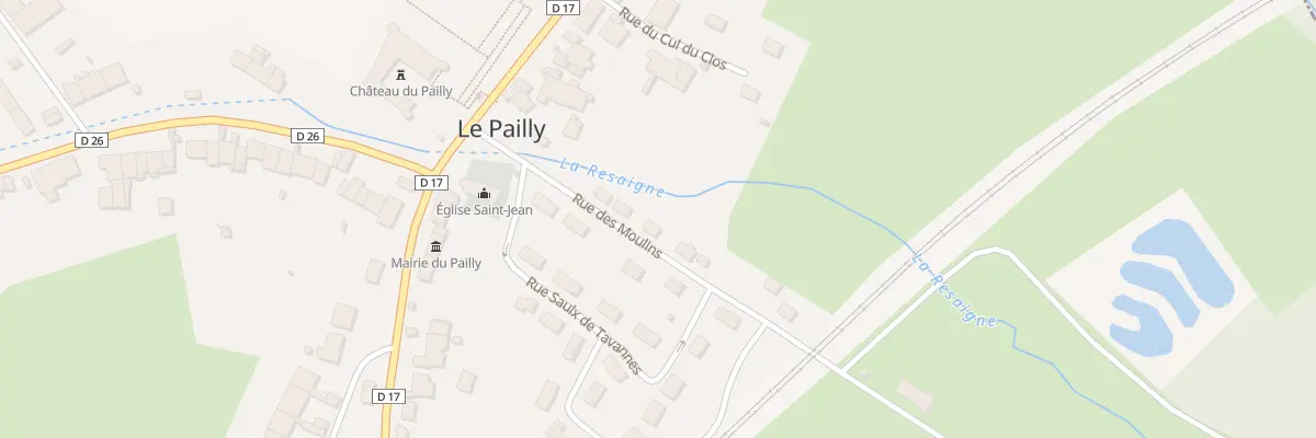 Plan du 9 Rue des Moulins au Pailly
