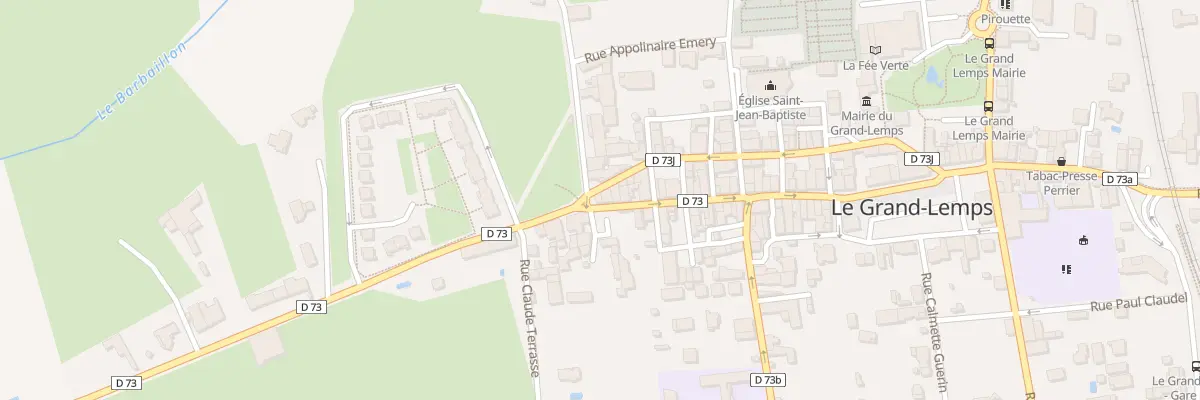 Plan du 43 Rue Lamartine au Grand-Lemps