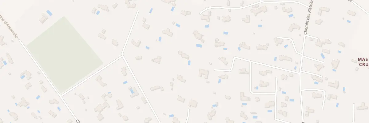 Plan du 1255 Che des Platrières à Aix-en-Provence