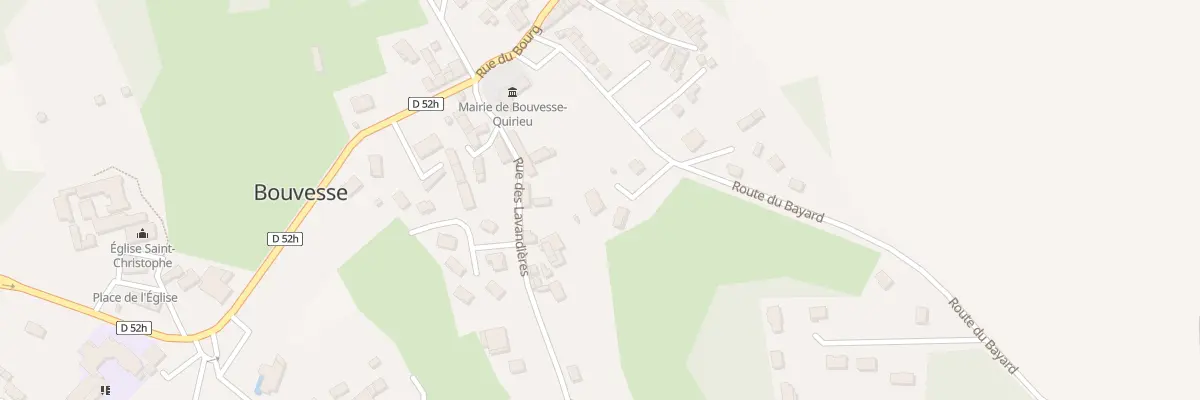Plan du 160 Rte du Bayard à Bouvesse-Quirieu