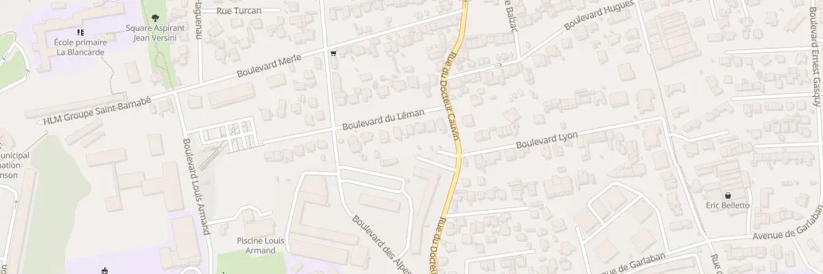 Plan du 7 Bd du Leman à Marseille 12e Arrondissement