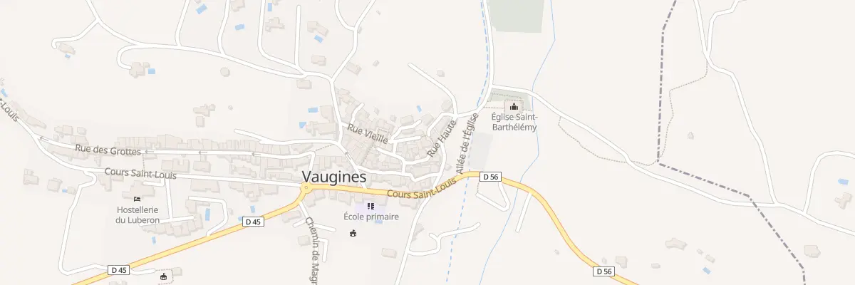 Plan du 5048 Rue de la Montagne à Vaugines