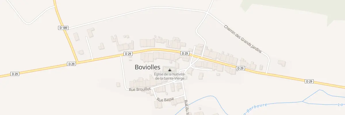 Plan du 7 Rue Haute à Boviolles