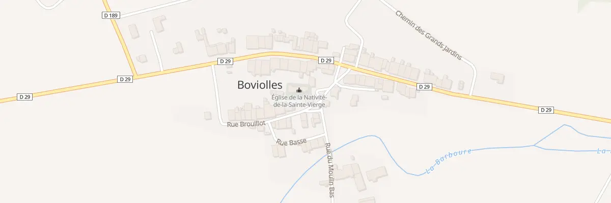 Plan du 2 Pl de l’Eglise à Boviolles
