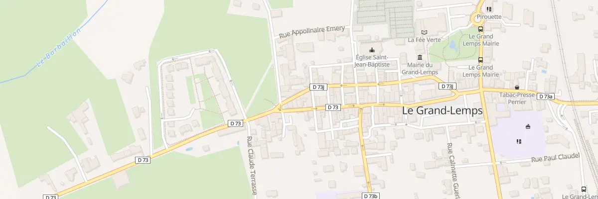 Plan du 37 Rue Lamartine au Grand-Lemps