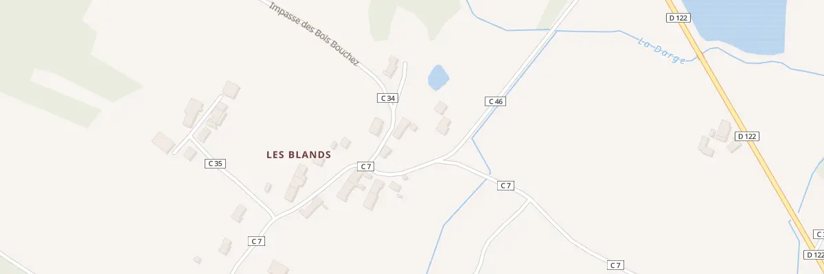 Plan du 366 Rue des Blands à Chapelle-Voland