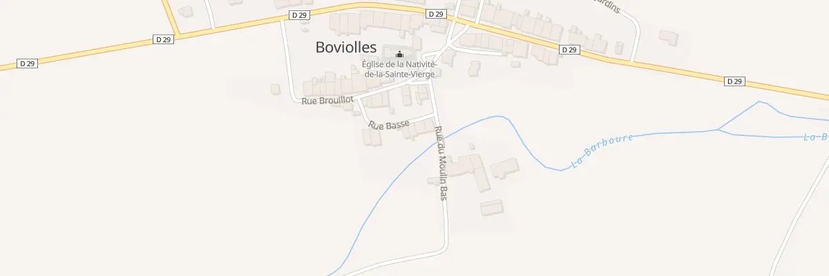 Plan du 5 Rue Basse à Boviolles