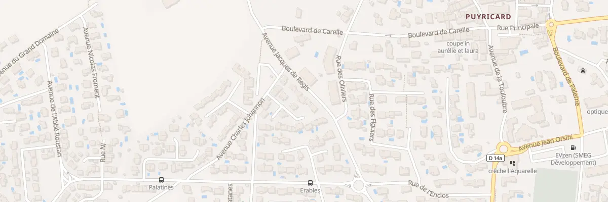 Plan du 130 Rue Jacques de Régis à Aix-en-Provence