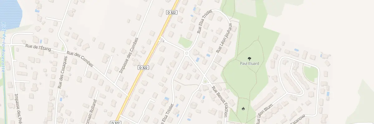 Plan du 16 Rue Elsa Triolet à Damparis