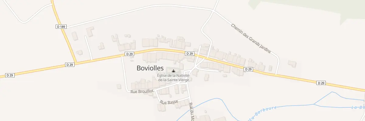 Plan du 5 Rue Haute à Boviolles