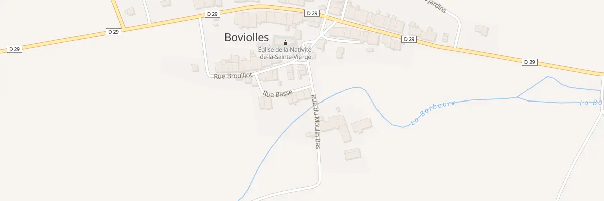 Plan du 3 Rue Basse à Boviolles
