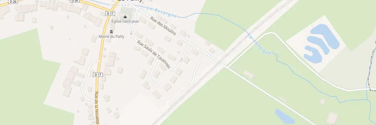 Plan du 14 Rue Saulx de Tavannes au Pailly