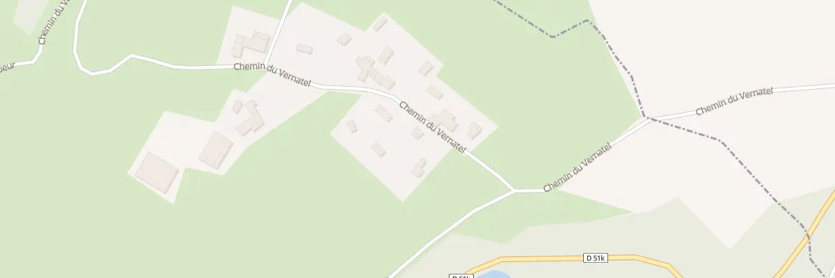 Plan du 22 Che du Vernatel à Montrevel