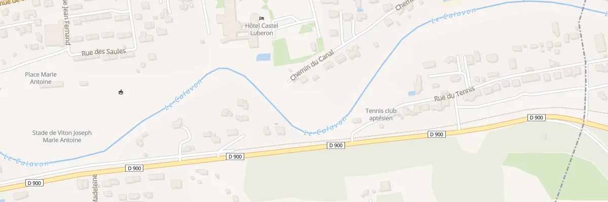 Plan du 281 Che du Canal à Apt