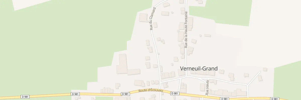 Plan du 3 Rue du Clamard à Verneuil-Grand