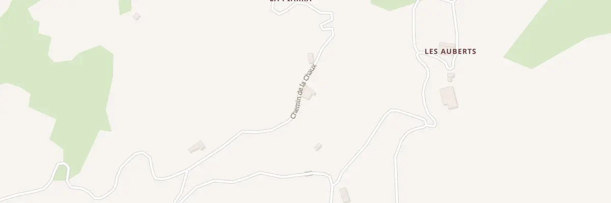 Plan du 308 Che de la Chaux à Rottier