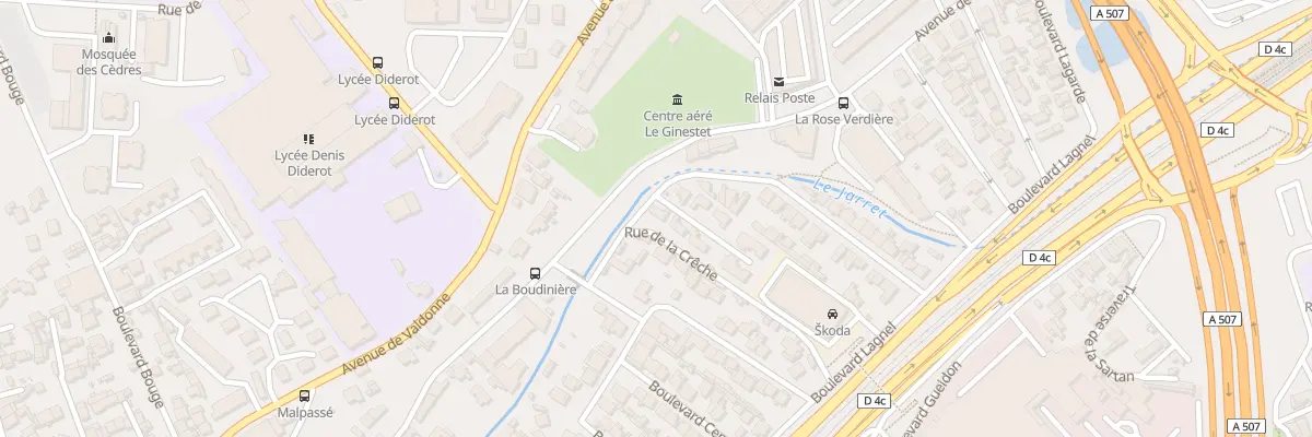 Plan du 5146F Che de la Sartan à Marseille 13e Arrondissement