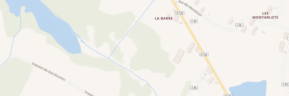 Plan du 5990 Rte de Bletterans à Chapelle-Voland