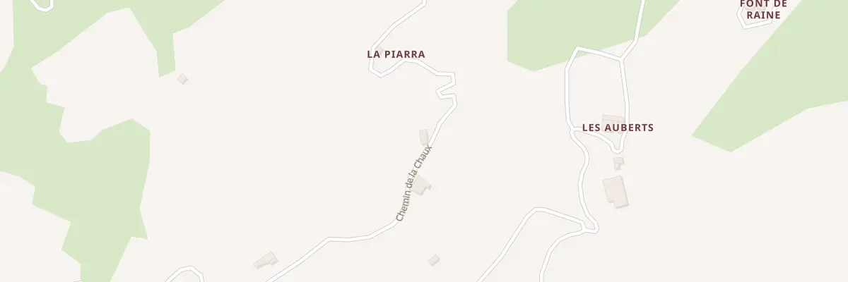 Plan du 391 Che de la Chaux à Rottier