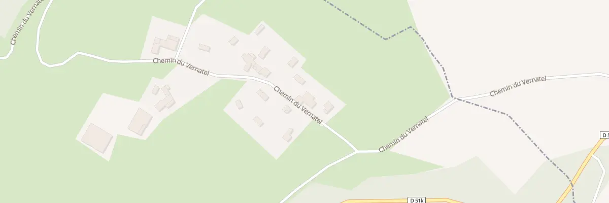 Plan du 23 Che du Vernatel à Montrevel