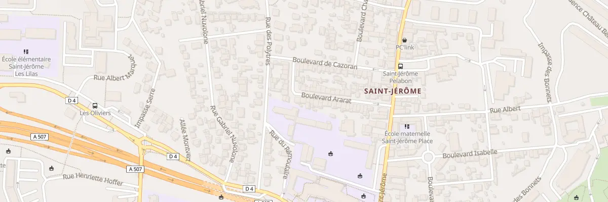 Plan du 35 Bd Ararat à Marseille 13e Arrondissement