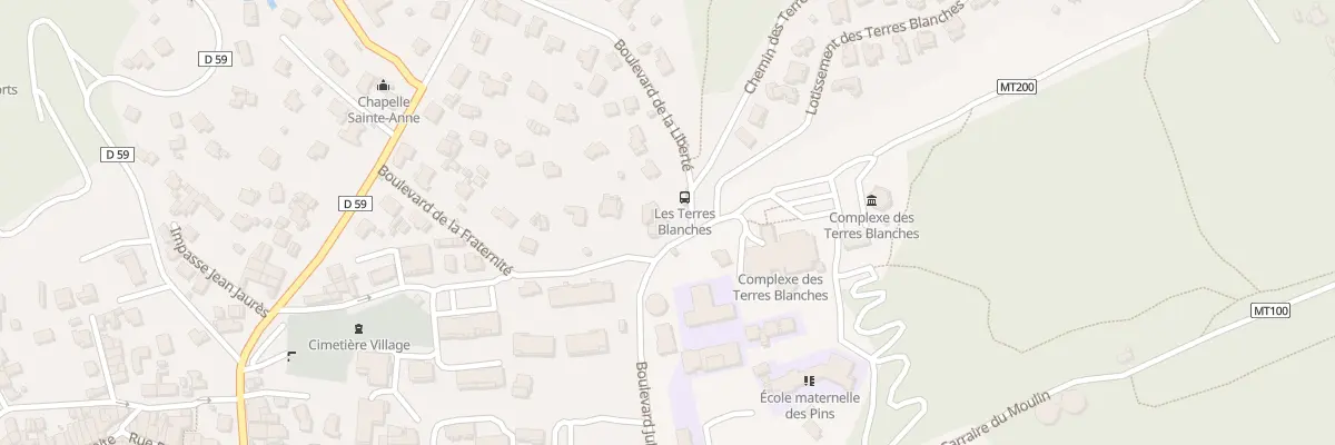 Plan du 1 Bd de la Liberté à Bouc-Bel-Air