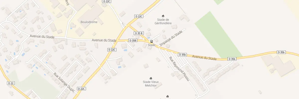 Plan du 624 Av du Stade à Vinay