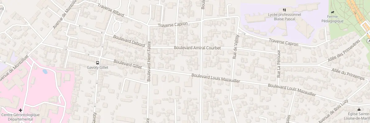 Plan du 19 Bd Louis Mazaudier à Marseille 12e Arrondissement