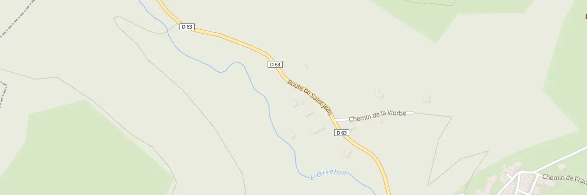 Plan du 869 Rte de Saint Jean à L’Abergement-de-Varey
