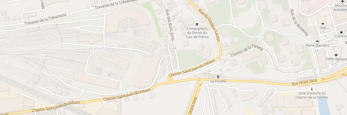 Plan du 7 Rue des bons amis à Marseille 12e Arrondissement